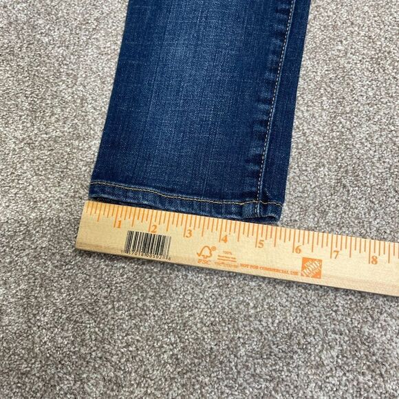 Abercrombie & Fitch womens distress skinny jeans sz 0 25x31 blue jeans denim - Picture 4 of 12